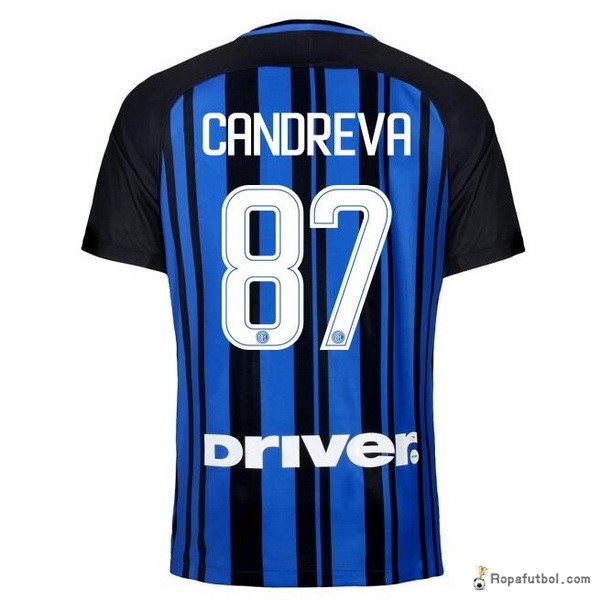 Camiseta Inter de Milán Replica Primera Ropa Candreva 2017/18